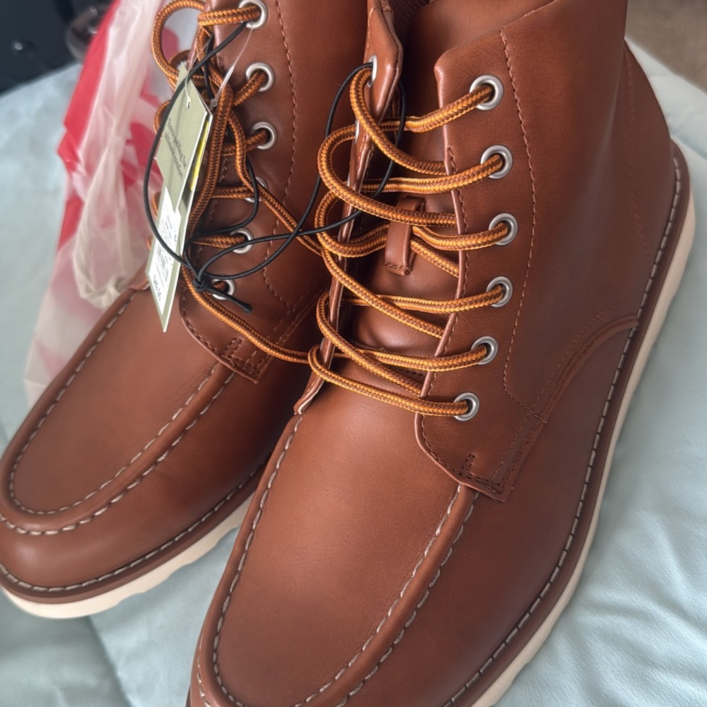 Men's Classic Tan Leather Boots